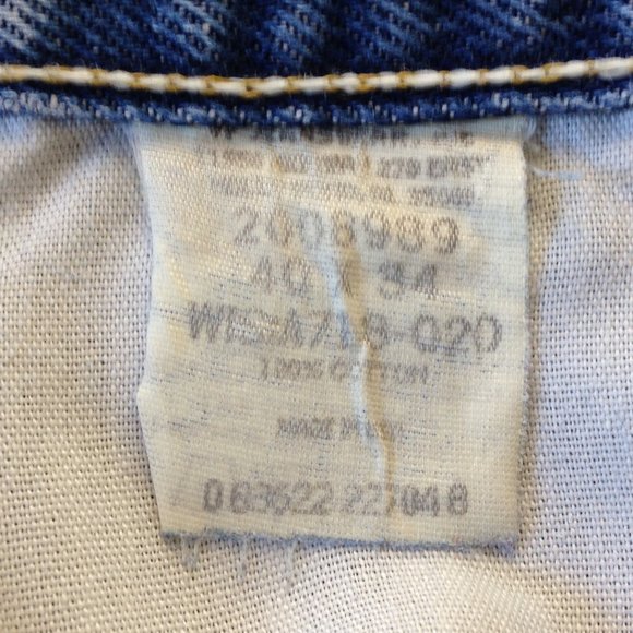 Vintage Lee Jeans Distressed Straight Leg 38 / 34 - Picture 15 of 16